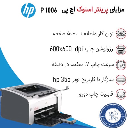 قیمت پرینتر استوک hp p1006